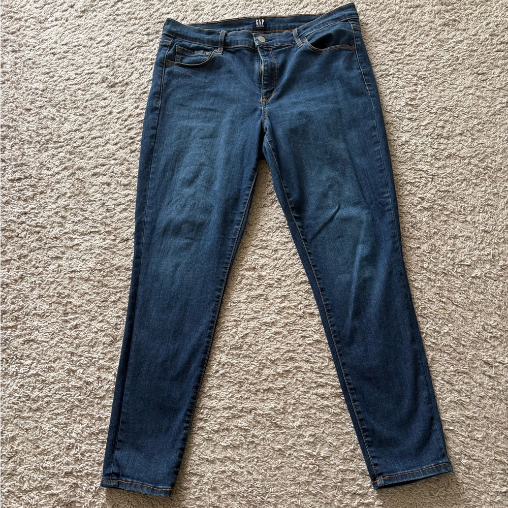 GAP Women's Dark Blue Skinny Jeans